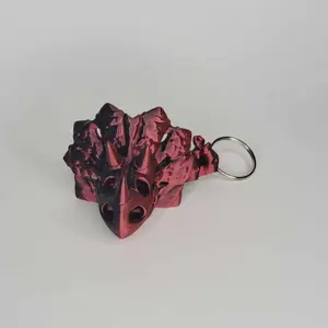 Triceratops Keychain – Articulated Mini Dinosaur Key Ring