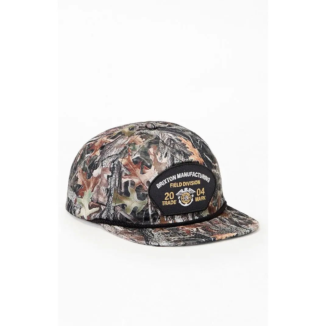 Brixton Men's Division Netplus Camo Snapback Hat Brixton Men's Division Netplus Camo Snapback Hat
