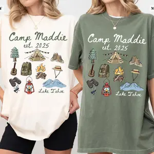 LIMITED EDITION Top T-shirt Custom Camp Bachelorette Shirt, Camping Bach Party Shirt, Luxury Bachelorette Merch, Hiking Bridal Party Favor, Bridesmaid Gift Shirt Fast Shipping