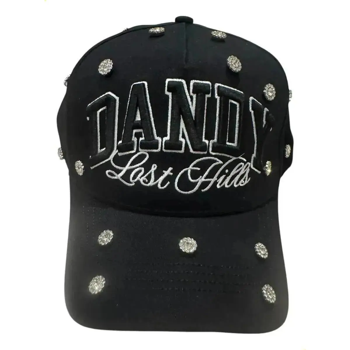 Casual Black Cap with Diamond Pattern Design, Adjustable Unisex Baseball Hat for Adults, Autumn-Winter Style, Beanie, Diamond Design, Geometric