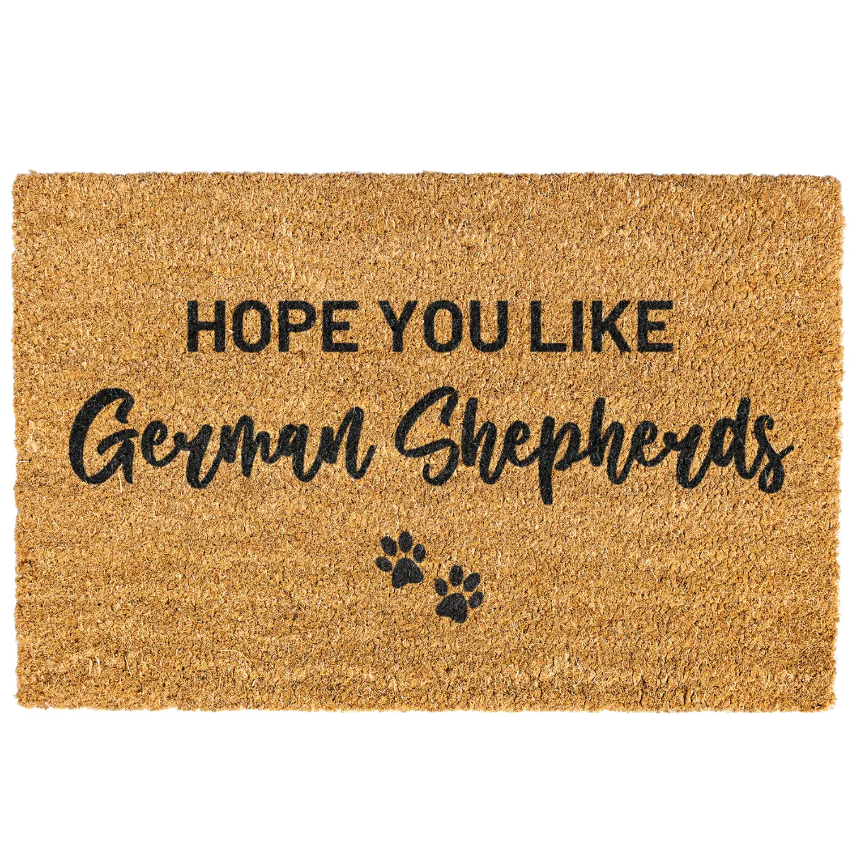 Hope You Like German Shepherds Doormat, Funny, Decorative Mat, Coir, Welcome Mat, Non-slip, Indoor, Outdoor
