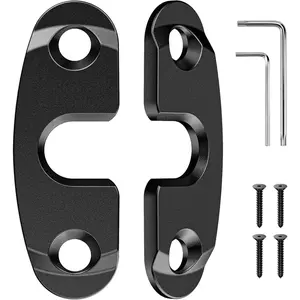 Upgrade Aluminum Alloy Sun Visor Repair Kit Heavy Duty Visor Mounting Clips Compatible with   2018/ Wrangler 2018-2023/ Gladiator JT 2020-2023