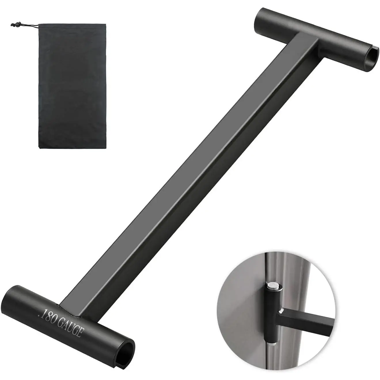 Door Hinge Adjustment Tool with Storage Bag,Hinges Gap Adjusting Wrench,with Standard Gauge Heavy .134 & .180,Hinge Bender Tool,Commercial Door Hinge Adjustment Wrench Tool