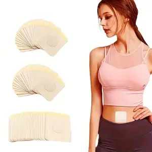 Heated Fitness Mat, Abdominal Heating Pad, Multi-Position Sports Heated Patch, Self-Stick Adhesive, Ideal for Belly Navel Heating