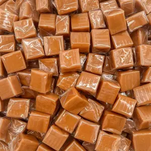 Caramel Cubes Candy | 2-Pound Bag | Individually Wrapped | Vanilla Caramel Squares | Old Fashioned Candy