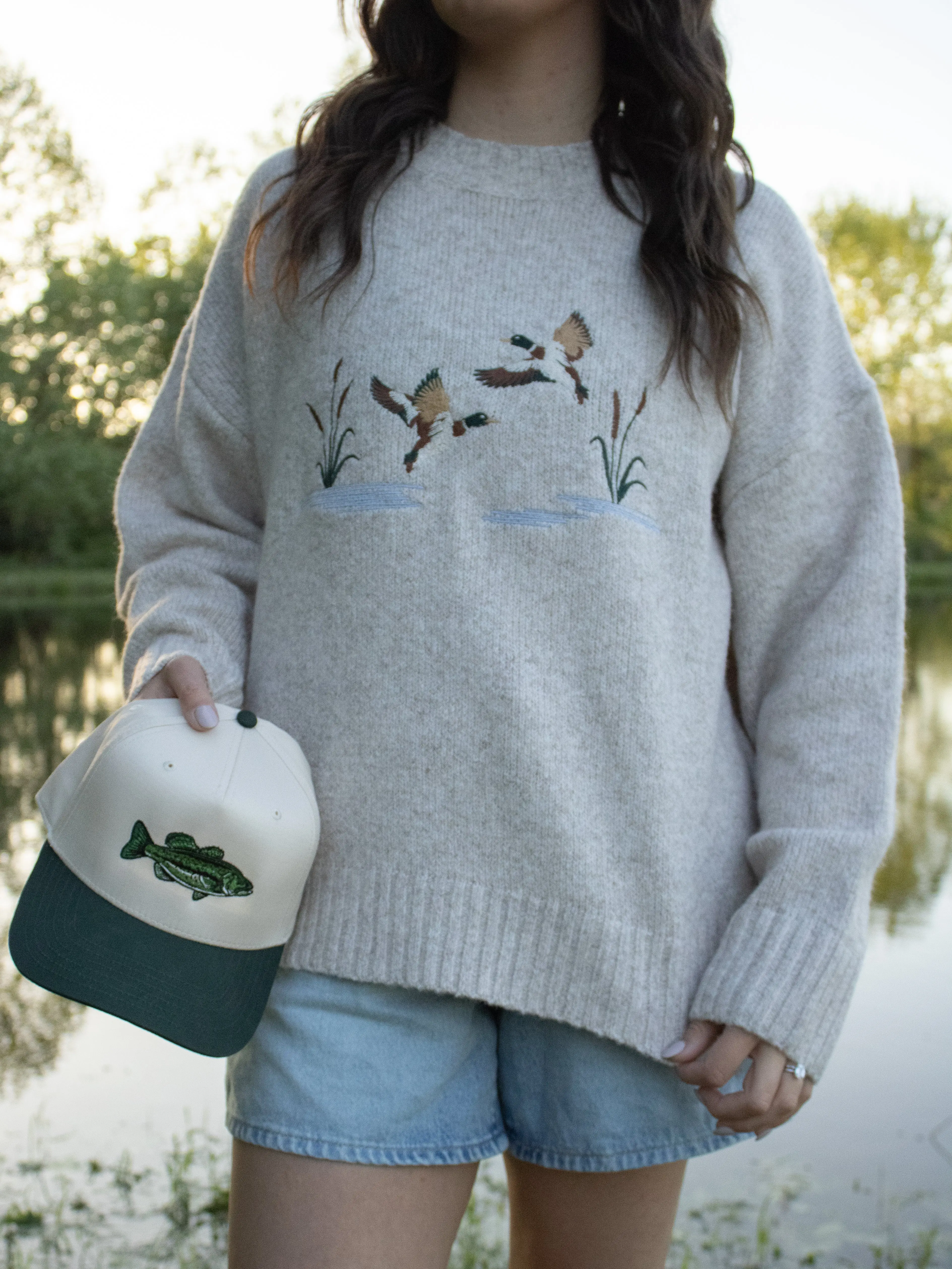 Mallard In Flight Sweater