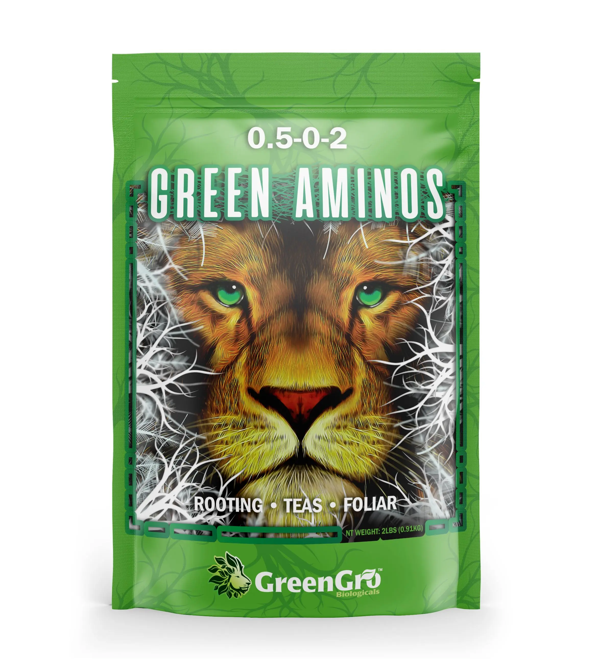 Premium Green Aminos Multi-Purpose Fertilizer with Plant Rooting Mixture, Root Support & Optimal Nutrition for Garden Soil, Home Improvement & Garden Supplies Use