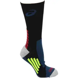 ASICS Mens Rally Crew Socks Training Athletic Athletic Crew - Black