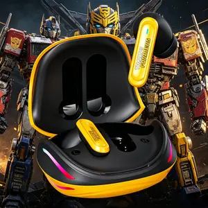 TRANSFORMERS TWS Wireless Bluetooth 6.0 Earbuds, ENC Noise Cancelling In-Ear Headphones with Low Latency for Gaming, Hi-Fi Stereo Deep Bass, 24H Playtime, Fast Charging Case, Sweatproof, Voice Control for iPhone Android