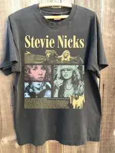 [Sale Up To 30%] Stevie Fleetwood Mac T-Shirt, Retro Stevie Nicks Cotton Unisex T-Shirt, Gift For Fan, Gift For Her, Gift For Him