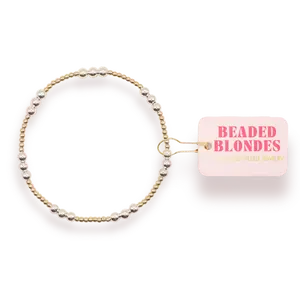 ILY Gold with Silver Bracelet