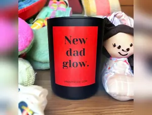 New Dad Glow candle