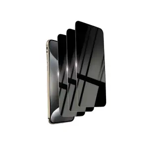 3-Pack Privacy Glass Film Protector for iPhone 17/17 Pro Max/17 Pro, Full Screen Coverage, Glossy Protection, HD Clarity, 9h Hardness, Fits Dynamic Island, Accessories
