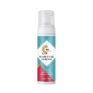 HAIR CURL MOUSSE Silicone Free Organic Fragrance Free Hair Nutrition Silicone Free Hair Styling