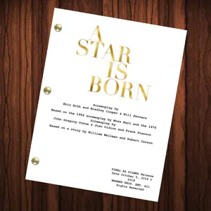A Star Is Born Movie Script Reprint Full Screenplay Full Script