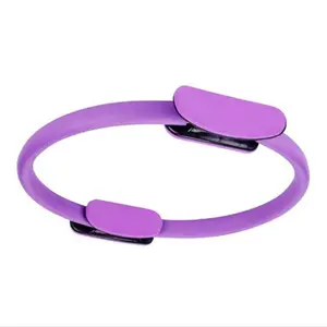 Premium Pilates Ring Magic Circle 14 Dual Sided Resistance Fitness Ring for Full Body Toning Thighs Core Workout Home Gym Equipment for Women