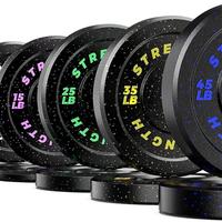 260lbs(45lb*2+35lb*2+25lb*2+15lb*2+10lb*2)