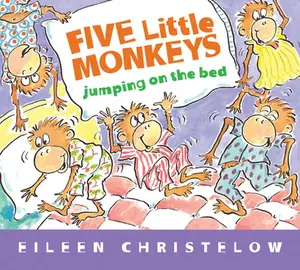 USED-Five Little Monkeys Jumping on the Bed Padded by Christelow, Eileen (Board book)
