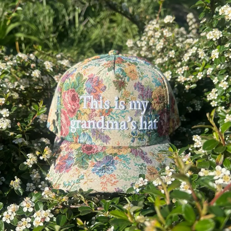 FLORAL TAPESTRY HAT | GRANDMA HAT