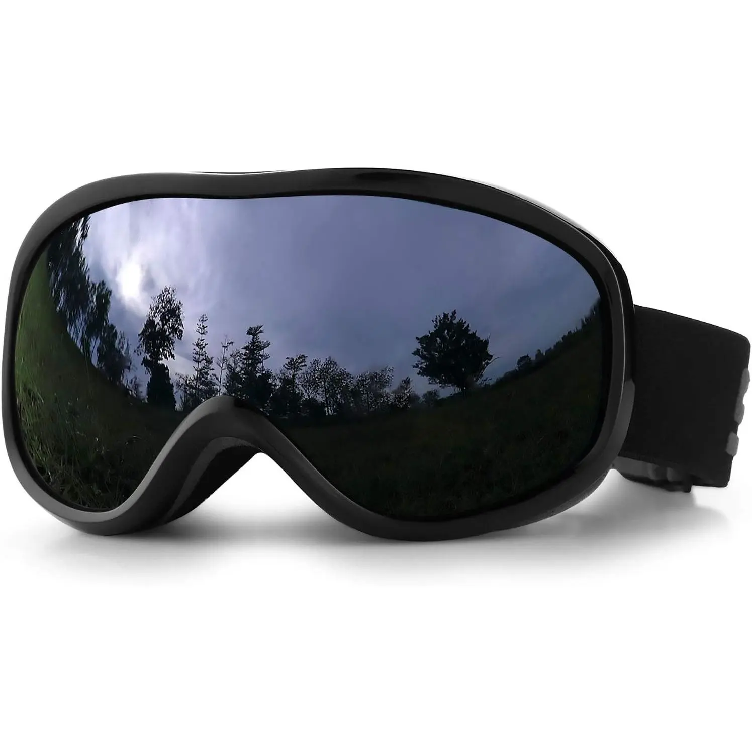 Ski Goggles Over Glasses with Dual lens, Anti-fog Anti-UV Snow Goggle for Men Women Youth Skiing Snowmobile