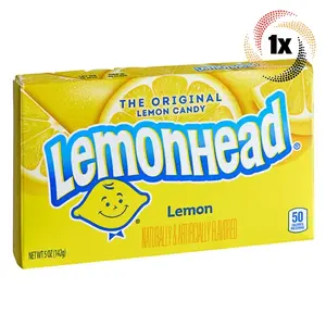 1x Pack | Lemonhead The Original Lemon Flavored Candy Theater Box | 5oz Snack Bonbon