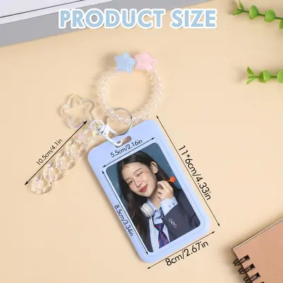 4-Pack Kpop Photocard Holders | Cute & Stylish ID Badge Holders For Collectors