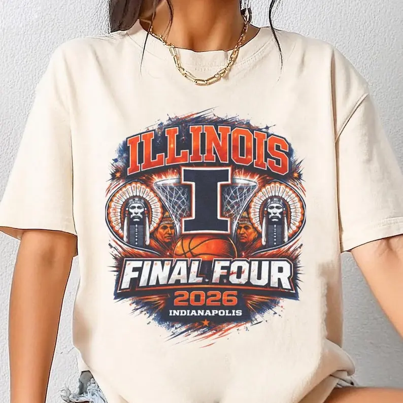 Illinois Final Four 2026 Shirt, Illini Basketball Shirt, Indianapolis March Madness Tee, Indianapolis Basketball Fan Tee