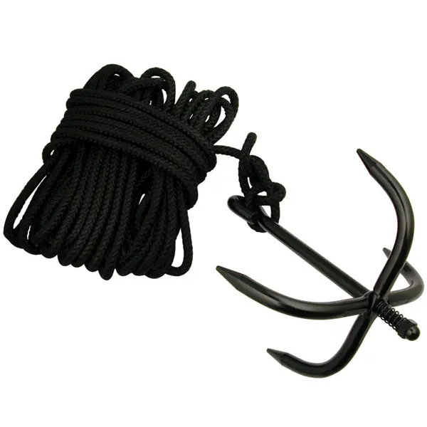 MasterUSA Grappling Hook Stainless Steel, Claw Climbing Carabiner Hook for Climbing Retrieving, Outdoor, Hiking, Removal