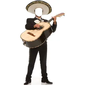 212 MAIN Life-Like Mariachi Guitarron Cardboard Cutout - Large 72x38 in. Advanced Graphics Standup, Home Decor, Party Decorations, Photo Prop, Face Cutout (Home Supplies)