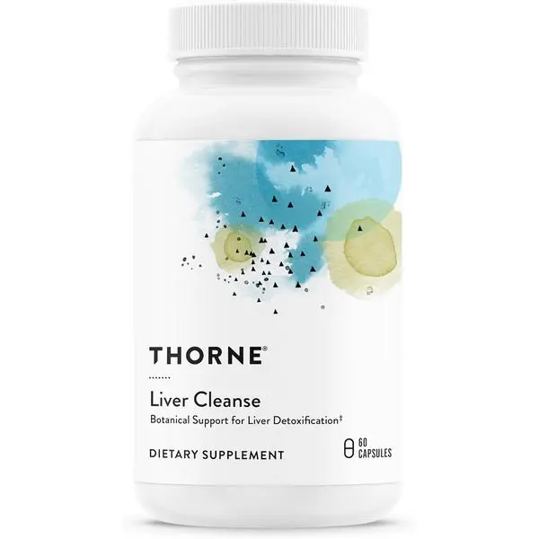 THORNE - Liver Cleanse - Milk Thistle & Berberine Supplement with Burdock & Chicory Extracts - Herbal Blend Supports the Liver’s Natural Detoxification Function* - Third-Party Certified - 60 Capsules