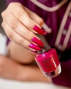Morgan Taylor I'm From The Fuchsia - Bright Fuchsia Pearl, Professional Lacquer, Vibrant, Chip-Resistant, Fast-Drying, Long-Lasting, High-Shine, Perfect for Manicures & Pedicure, 15mL.