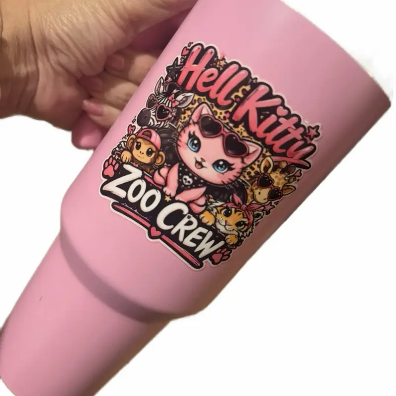 Hello Kitty 40oz (1,000-2,000 ml) Insulated Tumbler - Leak-Proof Straw Bottle, Vacuum Flask, Versatile On-the-Go Animals-Themed Kitchenware Drinkware Reusable Vacuum Insulated Stylish