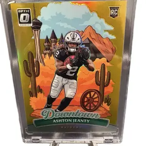 Gold Ashton Jeanty Downtown 4/10- RAW Single