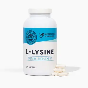 Vimergy L-Lysine 500 mg Capsules (1 capsule/serving) – L Lysine Supplements Promotes Healthy Skin, Hair, Nails & Joints* – Vegan, Non-GMO & Gluten-Free (270 Capsules)