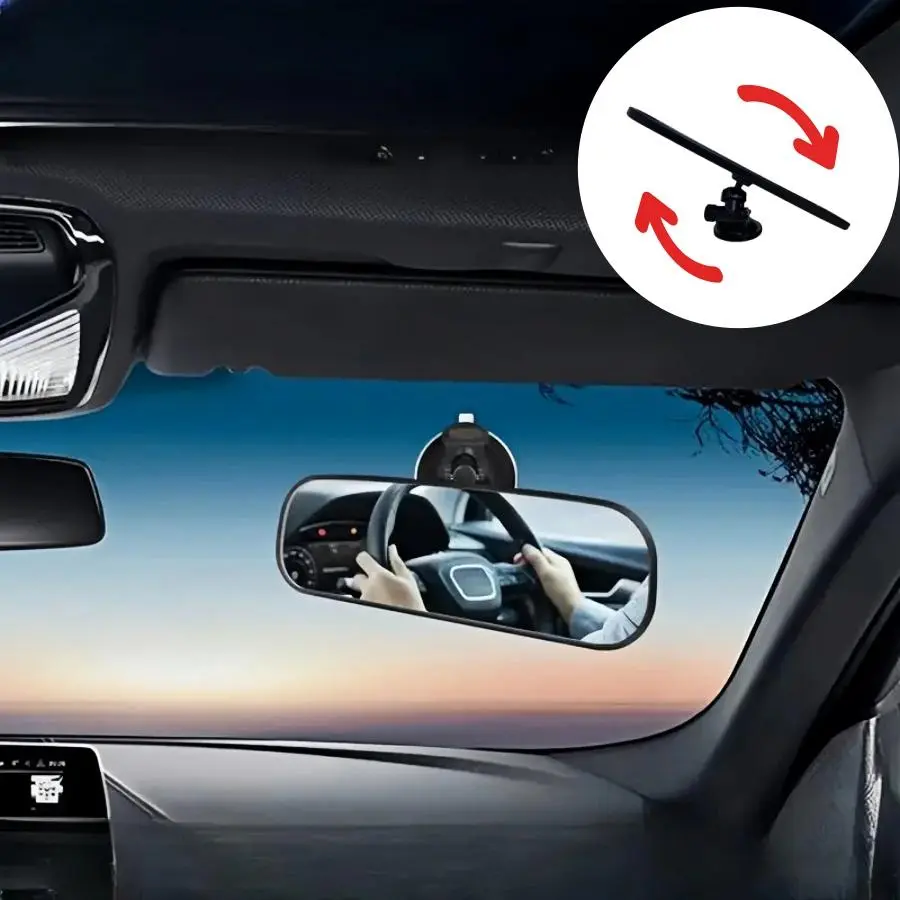 360° Car Interior Rearview Mirror, HD Wide-angle Car Rearview Mirror, Car Blind Spot Mirror, Universal Car Interior Accessories
