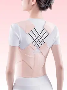 1 Count Adjustable Posture Corrector Back Brace Shoulder Straightener with Shoulder Support Relieve Back Neck and Shoulder Pain for Men and Women Shoulder Brace for Back and Spine Alignment,Suitable For Daily Office And Body Shaping Back Posture Strap