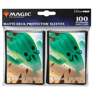Ultra Pro Standard Final Fantasy Art Sleeves: Jumbo Cactuar (100)