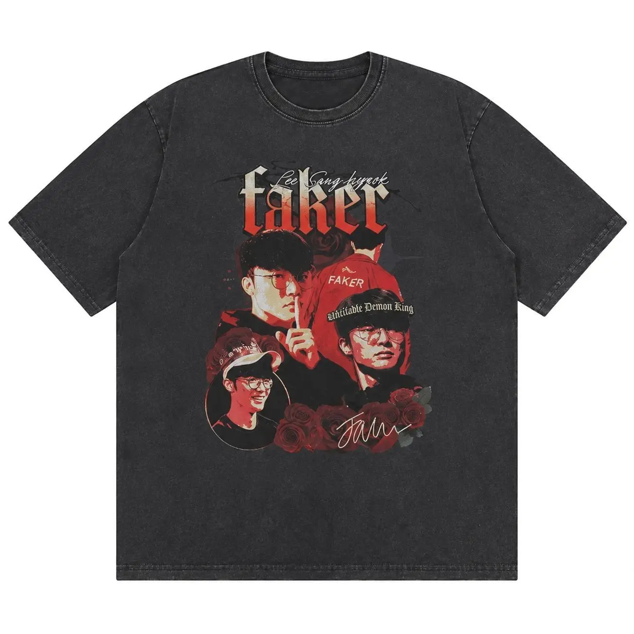 T1 LOL member homeground wash shirt, T1 Faker, T1 Doran, T1 Oner, T1 Peyz, T1 Keria, Gift for Faker's  fan, 2026 League of Legends World Championship shirt I9C