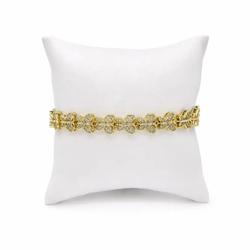 B46 Butterfly Bracelet - Gold Plated 14k