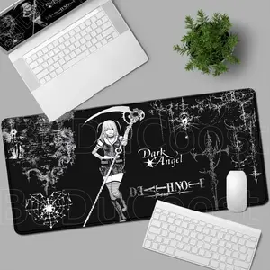 Death Note Anime Mouse Pad Misa Amane Light Yagami Desk Mat Computer Gaming Mousepad Lock Edge Keyboard Pad E-sports Accessories