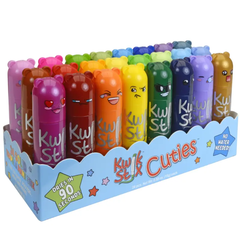 NEW! Kwik Stix Paint Stick Cuties, Set of 24