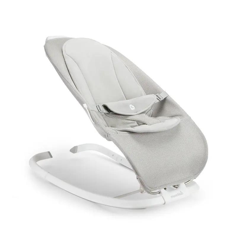 Munchkin Electric Baby Bouncer & Rocker with Digital Touch Display, Soothing Sounds & 3 Recline Positions