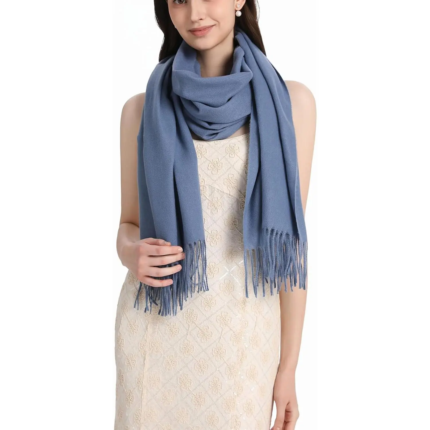 warm shawls and wraps for evening dresses ShineGlitz Pashmina Shawls and Wraps for Evening Dresses, Large Soft Pashmina Wedding Beige Shawl at Amazon Women's Clothing store