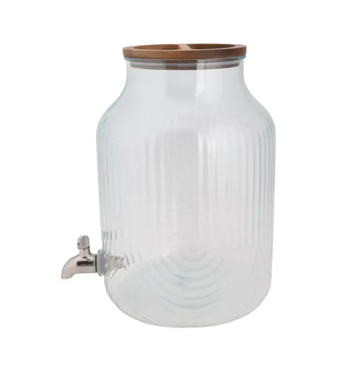 Plastic 2 gal Double Wall Beverage Dispenser - 2 Gallon Capacity Double Wall Design for Parties & Home Use Lightweight & Easy to Handle