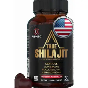 Himalayan Natural Shilajit Gummies for Men – Made in USA, True Gold Pure Himalayan Shilajit for Men Gummies, Energy & Focus Support with Ashwagandha & Sea Moss, Vegan, 60 Count