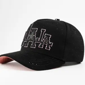 Hat LALALA Black Pink Crystals edition
