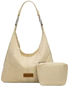 Wrangler Women's Women'S Floral Tooled Hobo Bag With Pouch - Wg276-9182Bg