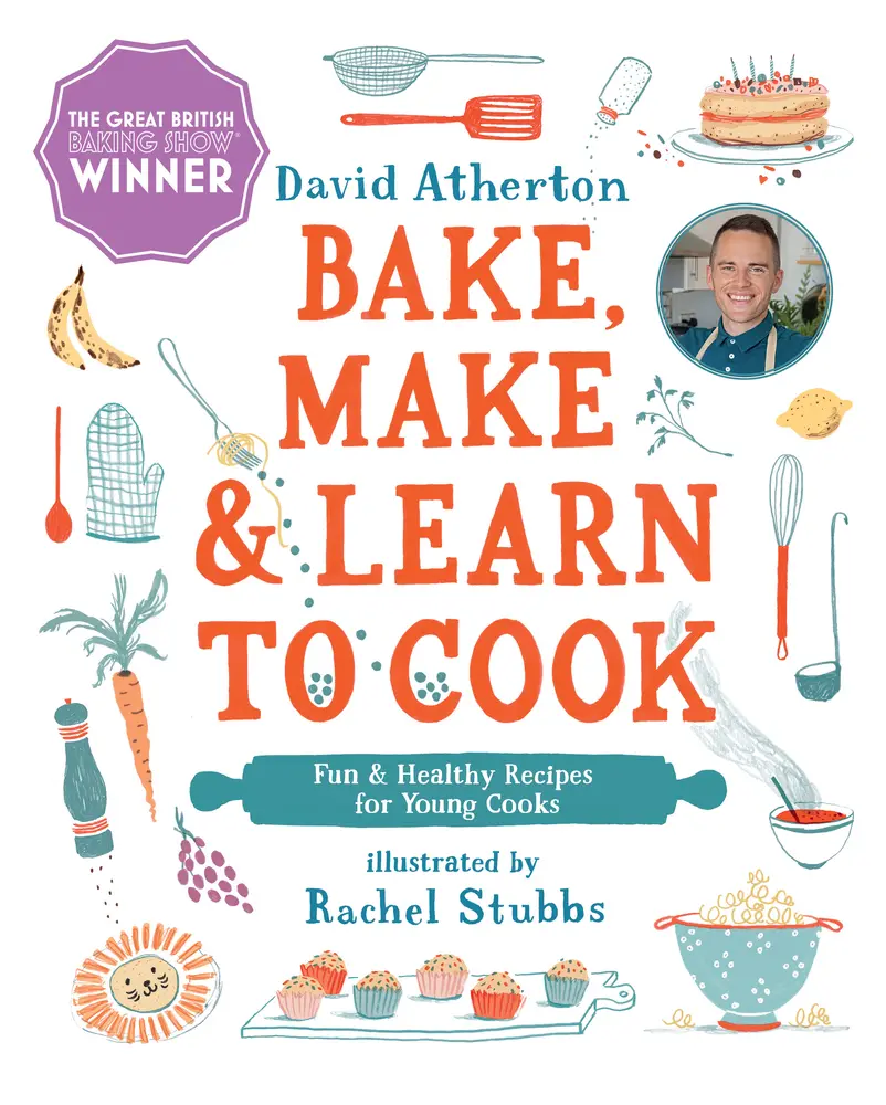 USED-Bake, Make, and Learn to Cook: Fun and Healthy Recipes for Young Cooks by Atherton, David (Hardcover)