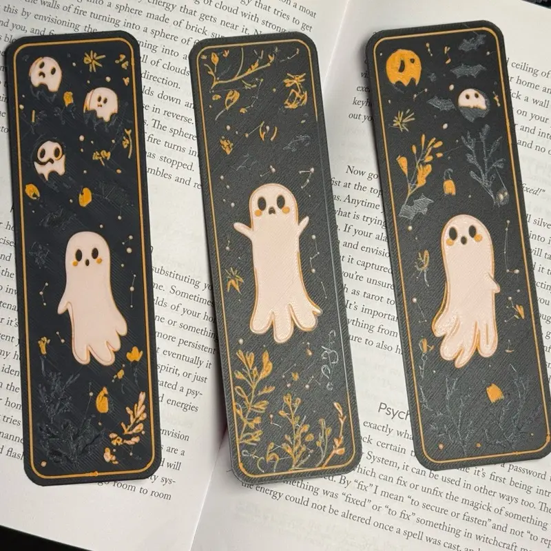 Ghostly Boo-Marks Bookmarks Set of 3