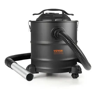 TikTokShopBlackFridayVEVOR Ash Vacuum Cleaner 5 Gallon 1200W for Fireplaces Pellet Stoves Grills BBQ
